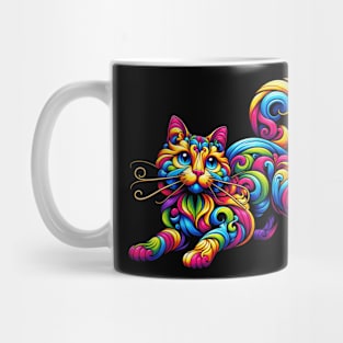 Baroque Whimsy Cat Mug